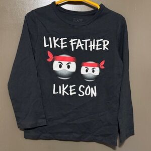 The Children's Place Navy Ninja Graphic Long Sleeve Tee